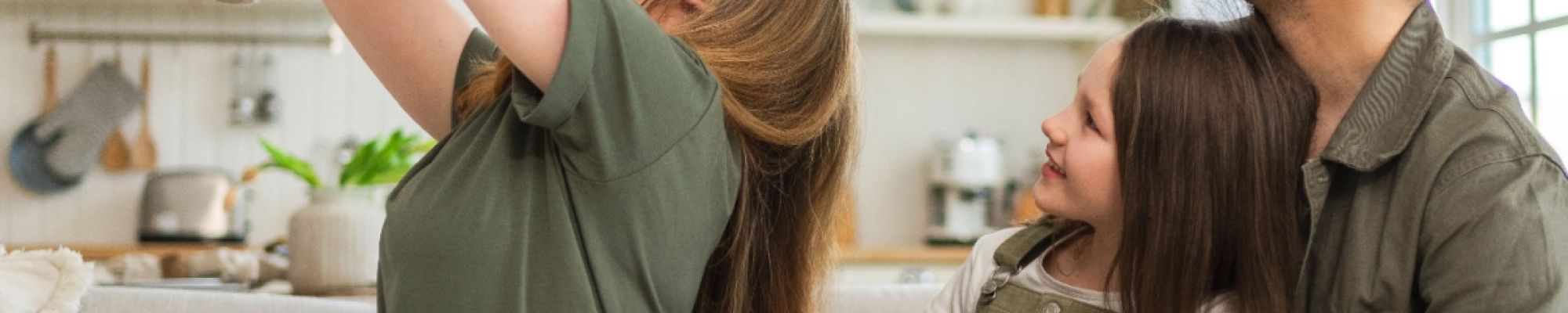 A family enjoying their Houston custom home